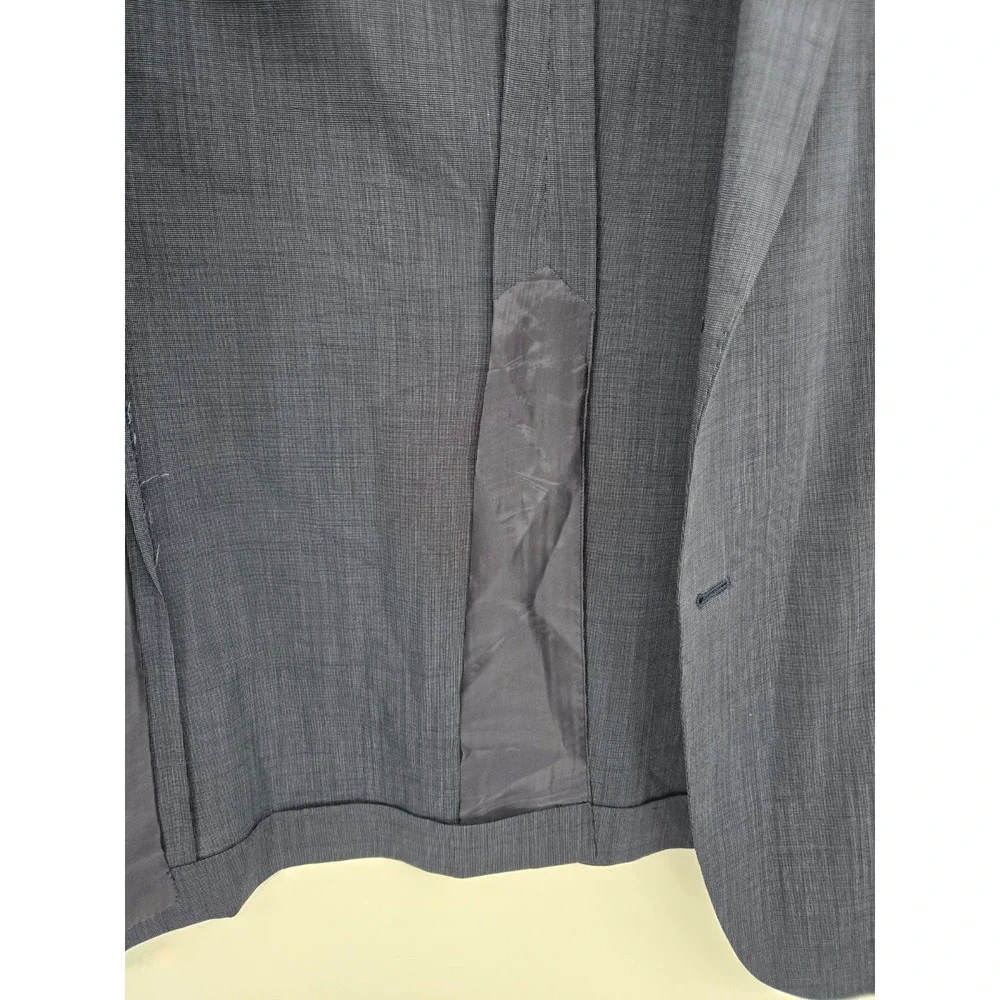 Brooks Brothers BrooksCool Fitzgerald Navy Blazer Jacket 44L Wool Full Canvas 2B